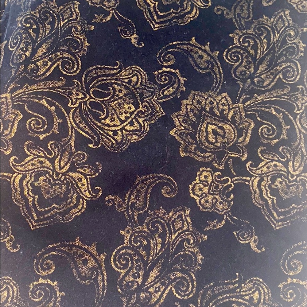 Ralph Lauren Gold Flower Pattern